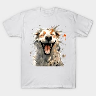 Pawsome: Happy Dog Smiles T-Shirt